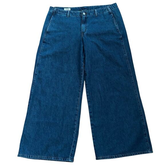 Levis Premium XL Size 33 Chino Womens Trouser Jeans Big Yikes Medium Wash - Picture 3 of 8